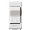 Vimar Serie piatto - Interruttore magnetotermico 1 polo + neutro C10 230 V Bianco
