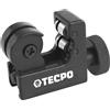 TECPO Mini TECPO - Tagliatubi 3-16 mm, per tagliare tubi in rame, ottone e alluminio e plastica PVC