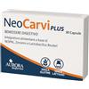 Aurora Biofarma Neocarvi Plus - Integratore Alimentare per la Normale Funzione Digestiva e Azione Antinausea - A Base di Nopal, Zenzero e Lactobacillus Reuteri - 30 Capsule