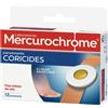 MERCUROCHROME - Medicazioni Coricidi con acido salicilico - Confezione da 12 medicazioni - Promuove la rimozione dei calli - Protegge dalla pressione dolorosa dovuta ai calli