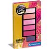 Clementoni - Trucchi Bambina, Crazy Chic Teen Eyeshadow: Pink Power, Trousse Ombretti Sicuri e Anallergici, Set Cosmetici Facilmente Lavabili con Acqua, Regalo Bambine 9 Anni, 18817