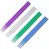 kwmobile Set x12 Micro-spazzole - Kit Mini-pennelli Verniciatura Precisa - Micro-Tamponi Rifiniture e Pulizia Carrozzeria Auto 4 Misure - da 1 a 2,5mm