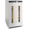 KLARSTEIN Master Jerky - Essiccatore Professionale, Essiccatore Alimentare, Temperatura:40-90 °C, Timer 15h, Controllo DigiSet, Acciaio Inox, 15-85 kg di Frutta, 5850W, 24 Inserti, Argento