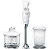 Bosch Elettrodomestici MSM6B500 CleverMixx Mixer a Immersione, 350 W, 1 Liter, 1 Decibel, plastica, Bianco