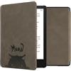 kwmobile Cover per Kindle Paperwhite Cover - Custodia per Kindle Paperwhite 6,8 Pollici 11 Generazione 2021 - Copertina eReader - eBook Reader Case - Gatto Nero
