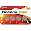 Panasonic CR2025 3.0 Volt Long Lasting Lithium Coin Cell Batteries in Child Resistant, Standards Based Packaging, 4 Pack