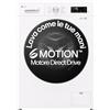 LG F4NX1009NWB Lavatrice 9 kg a Carica Frontale Serie X1, Classe A, 1400 giri, Wi-Fi, 6 Motion Direct Drive, Lavaggio a Vapore Allergy Care, Libera installazione, Essence White