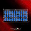 SHOWCASE LAB Teca in plexiglass acrilico-Showcase-Teca per Minifigure Lego® -Per N.30 Minifig