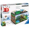 RAVENSBURGER 3D PUZZLE/MINECRAFT Ravensburger - 3d puzzle storage box minecraft, 216 pezzi, 8+ anni