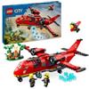 Lego/LEGO CITY LEGO CITY 60413 AEREO ANTINCENDIO, GIOCATTOLO DEI VIGILI DEL FUOCO PER BAMBINI DI 6+ ANNI CON 3 MINIFIGURE DEI POMPIERI