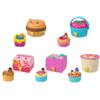 POLLY POCKET - TINY TAKE OUT REVEAL, COFANETTO A TEMA MERENDA CON MINI BAMBOLA, VEICOLO E QUATTRO ACCESSORI