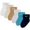 NIKE NHN 6PK RIB TURNCUFF INF Multicolore