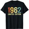 59 Anni Di Compleanno Uomo Donna Regalo Vintage 1962 59 Anni Compleanno Uomo Donna Regalo Divertente Maglietta
