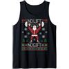 BCC Santa's Christmas Shirts & Jolly Gif No Lift No Gift Ugly Christmas Sweater Gym Coach Santa Claus Canotta
