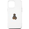 Cute Dachshund Long Dog Big Heart Tees Custodia per iPhone 15 Pro Max Carino bassotto lungo cane grande cuore donna uomo