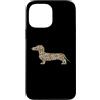 dachshund gifts LTD Custodia per iPhone 13 Pro Max Design con bassotto leopardato per gli amanti dei cani alla moda