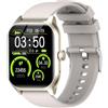 LAOYABB Smartwatch Uomo Donna con Effettua o Risposta Chiamate, 2.01'' Orologio Fitness Smart Watch con Contapassi/Cardiofrequenzimetro, Impermeabile IP68 Orologio Sportivo per Android iOS