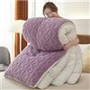 Uziqueif Piumino Invernale, Trapunta Invernale, Piumone Matrimoniale, Agnello Cashmere e Velluto Tessuto di Lana Caldo Inverno Trapunta Addensare Queen Size Piumino,Pale Mauve,180×220cm/4kg