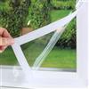 XINGWANGG Tenda Isolante Termica Trasparente per Finestre,Protezione dal Freddo,Pellicola Antivento,Tenere Caldo,Impermeabile,per Soggiorno Cucina,Riutilizzabile,Personalizzabile (90cm x 120cm)