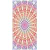 LOMDEM Grande Teli Mare Microfibra Etnica Bohemian Mandala Donne Ragazze Telo da Bagno XL XXL Asciugamano Sportivo Nuoto Surf Viaggio Campeggio Coperta Beach Towels (Arancione,80_x_160_cm)