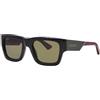 Gucci Gg1668s Occhiali da Sole, Nero-Verde-Verde, 58 Uomo