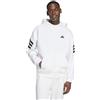 adidas Future Icons 3 Stripes Full Zip Felpa L, bianco., L