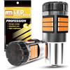 ANTEMOON P21W 1156 BA15S Lampadine LED Canbus Sensa Errore Super Luminoso 12V 24V Ambra 1141 1003 7506 per Luce di Retromarcia Luce di Svolta Luce del Freno Fendinebbia Posteriori, 2 Pezzi