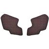 Generic Eco - Pannello porta tappeto in pelle per Scania R/S Next Gen 2016 + camion nero con cuciture rosse