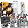 ANTEMOON Lampadine H7 LED, 110W 30000LM 800% Brillante 6500K Bianco LED H7 Auto Fari Abbaglianti e Anabbaglianti 12V 24V Lampada Sostituzione per Alogena e Xenon, 2 Lampade