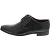 bugatti Scarpa Bassa Business Realizzata In Pellami Di Alta Qualità, Derby Dalle Linee Eleganti, Scarpe Stringate Derby Uomo, Nero, 42 EU