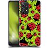 Head Case Designs Coccinella Verde Vita da Insetti Custodia in Gel [Protezione di Grado Militare] Compatibile con Galaxy A52 / A52s / 5G (2021)