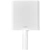 Nedis Antenna 5G, 4G, 3G, Ricezione Stabile del Segnale con Cavo LMR200 Lungo 2,5 m e una Sola Antenna, 698-5000 MHz, Adatta per Esterni, Bianca