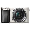 Sony ILCE6000LS - Fotocamera compatta con kit obiettivo SELP1650 (messa a fuoco automatica rapida, 24,3 MP, cercatore elettronico di visualizzazione, Wi-Fi e NFC), colore: Argento (rinnovato)