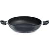 Ⓜ️🔵🔵🔵 Fissler Tegame - Tegame, Serie Cenit, Capacità 3.1 Litri, Diametro 28 cm, Manici in plastica ergonomici, Alluminio, Antiaderente
