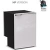 Vitrifrigo C115i CHR HP Frigo-Freezer HP VERSION con nuovo compressore HIGH PERFORMANCE, Porta singola, 115 Litri, grigio, Luce LED, CHROMELOCK, Vent Position integrato, A x L x P 76.6x52.5x56 cm