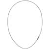 Lacoste Collana a Catena da Uomo Collezione SPELT in Acciaio Inossidabile con un Charm - 2040340, Collana, Argento,