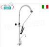 Rubinetto Miscelatore monoforo con doccia sospesa e canna di erogazione 18250 mm, comandi a manopole