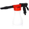 GALAXYER Pistola per Schiuma Da Neve Regolabile Da 900 ml, Lancia Schiuma Ollegamento Rapido Al Tubo Da Giardino, Attrezzi per Lavare Auto, Irrigare Case e Giardini