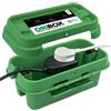 DRiBOX - Scatola di connessione elettrica da esterno resistente alle intemperie IP55, per luci di Natale, timer, cavi di prolunga, bobine e trasformatori (Piccolo, Verde)