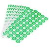 QUARKZMAN Confezione da 1000 Etichette Adesive QC PASS Mark 25mm Verde | Tonde Sigilli Antimanomissione, per Articoli Industriali