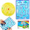 JaneYi 2 Pezzi Giocattolo Sensoriale Labirinto Gioco Sensoriale Gel per Bambini e Adolescenti Forme Rotonda e Rettangolare Fidget Sensory Toys Antistress per Autismo ADHD Ansia