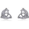 YFN Orecchini celtici da donna in argento Sterling Orecchini a perno in argento Sterling Gioielli Regali