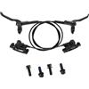 SURIEEN Freni idraulici Mountain Bike, Kit Freno A Disco Anteriore 800mm Posteriore 1400mm, Freni A Disco Idraulici Mountain Bike In Lega di Alluminio per MTB Freno Bilaterale Idraulico