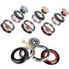 Yosoo Health Gear Bicicletta Headset, Auricolare Bicicletta, Forcella in Lega di Alluminio Forcella Anteriore Tubo Dritto Cuffia Forcella Tappo Estensore per Bici da 1-1/8 o 1-1/2 Conici Forcelle