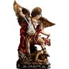 Inmaculada Romero IR Arcangelo San Michele Figura 100 cm. Capo della milizia Celeste Immagine Resina Colore