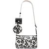 Michael Kors Jet Set Small Sequined Floral Print Crossbody Bag with Case Black Floral