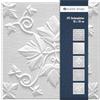 Marbet Design Pannelli da soffitto in polistirolo espanso (EPS), leggeri e robusti, dal design moderno (formato risparmio, Grono, da 2 mq 50 x 50 cm), scocca, colore: bianco