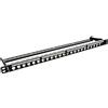 InLine 22517 Patch Panel Cat.6A 24 Porte, Snap-in Keystone, Senza Frutti, 48.26 cm, 19, 0.5He, Nero