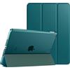TiMOVO Cover per iPad 9 Generazione 2021/iPad 8 Generazione 2020/iPad 7 Generazione 2019, Custodia con Guscio Posteriore Traslucido Smart Cover con Auto Svegliati/Sonno per iPad 10.2, Gemma Verde