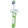 MAM Baby'S Brush Spazzolino Denti Neonato, con Anello di Sicurezza, Testina Piccola e Impugnatura Corta Giusti per Denti da Latte, 6+ Mesi, Neutro